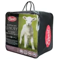 Easy Rest Australian Luxury All Season 100% Pure Wool Quilt 300GSM - Single