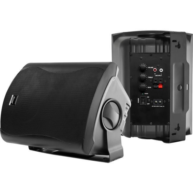 CLASS6AB 6.5" Active Box Speakers Black Wintal 60W Rms 130W Max