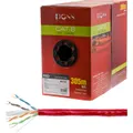 C6RRED 305M Cat6 Solid Cable Red Sold As 305M Roll Only