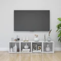 TV Cabinets 4 pcs High Gloss White 37x35x37 cm Engineered Wood vidaXL