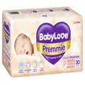 Baby Love Nappies Premmie 1.5 - 3KG (4x30) Carton of 120's