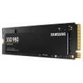 SAMSUNG 980 500GB NVMe SSD 3100MB/s 2600MB/s R/W 400K/470K IOPS 300TBW 1.5M Hrs MTBF AES 256-bit Encryption M.2 2280 PCIe 3.0 Gen3 s