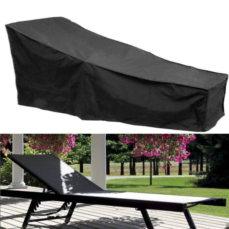 Vicanber Dustproof Sun Lounger/Sun Bed Furniture Cover Garden Patio Rattan Heavy Duty