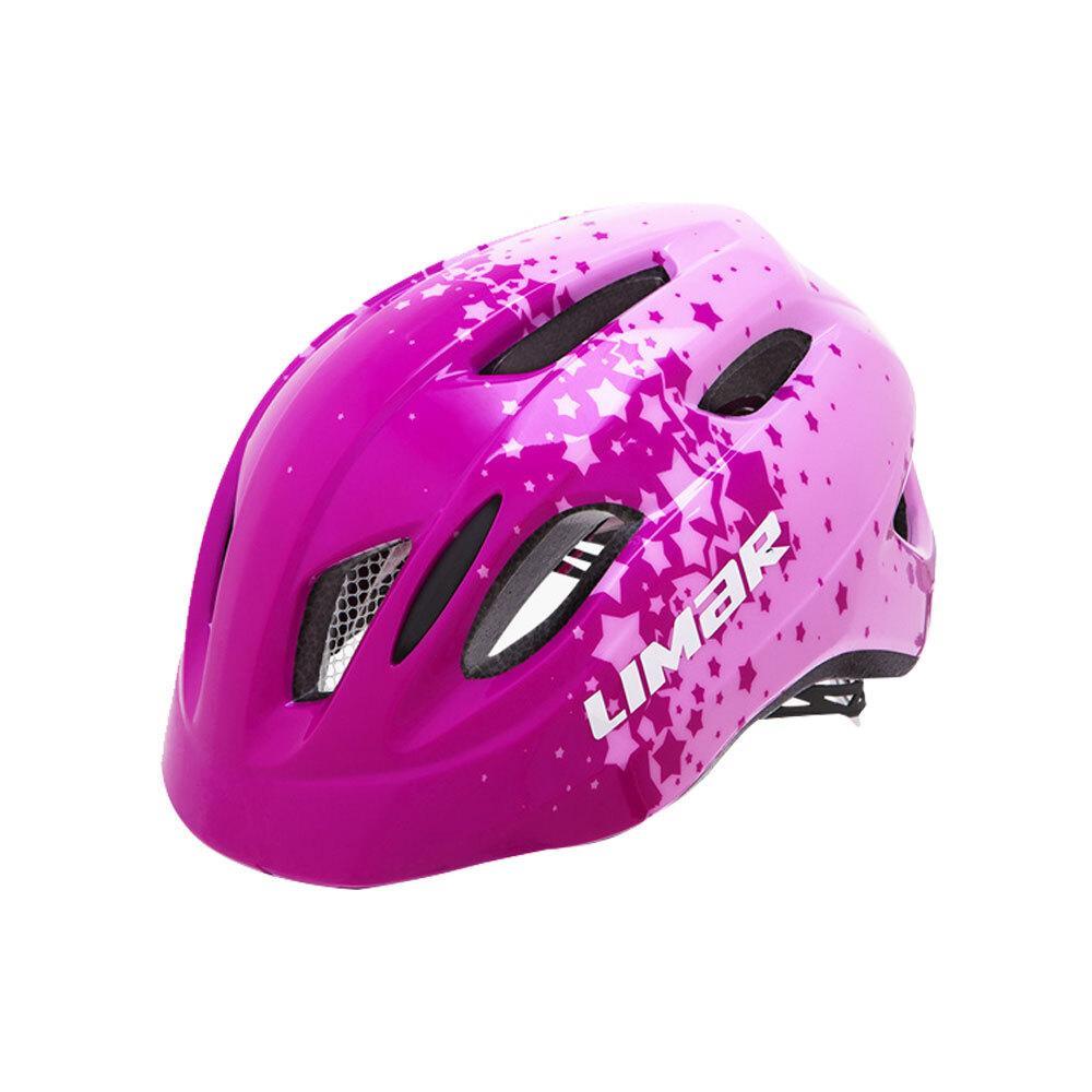 Limar Kids Pro Bicycle 46-52cm Helmet Bike Protect Safety Gear Star Pink Small