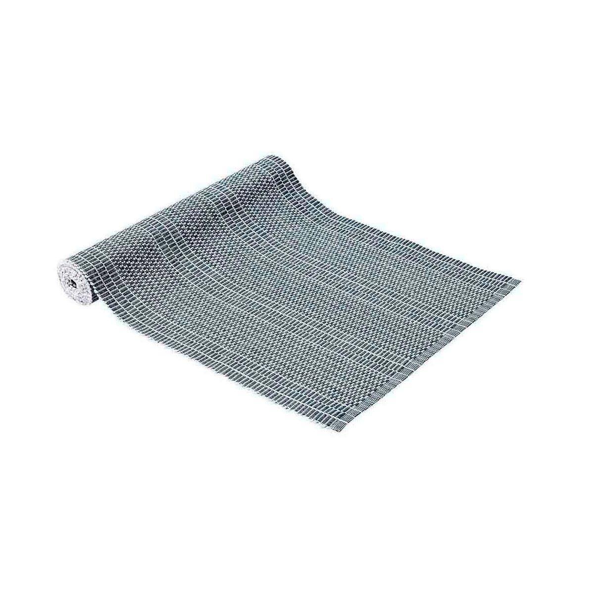 Ladelle Repose Ribbed 100% Cotton Table Runner Navy