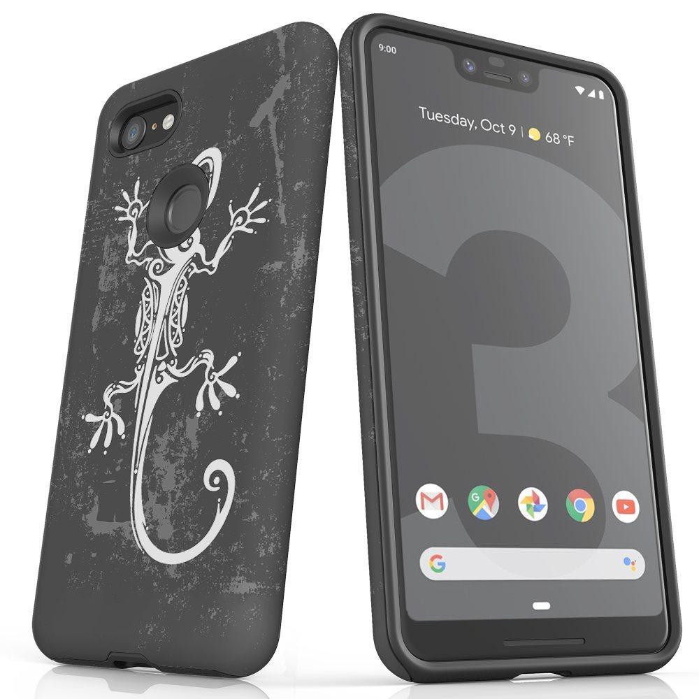 For Google Pixel 3 XL Case, Armor Back Cover, Lizard