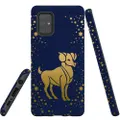 For Samsung Galaxy A71 5G Case, Armor Back Cover, Aries Drawing