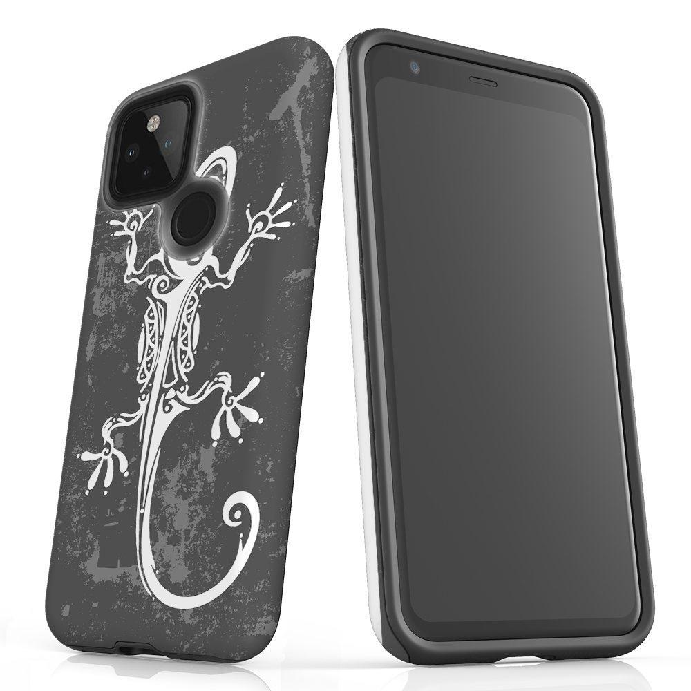 For Google Pixel 4a 5G Case, Armor Back Cover, Lizard