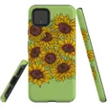 For Google Pixel 4 XL Case, Armor Back Cover, Sunflowers