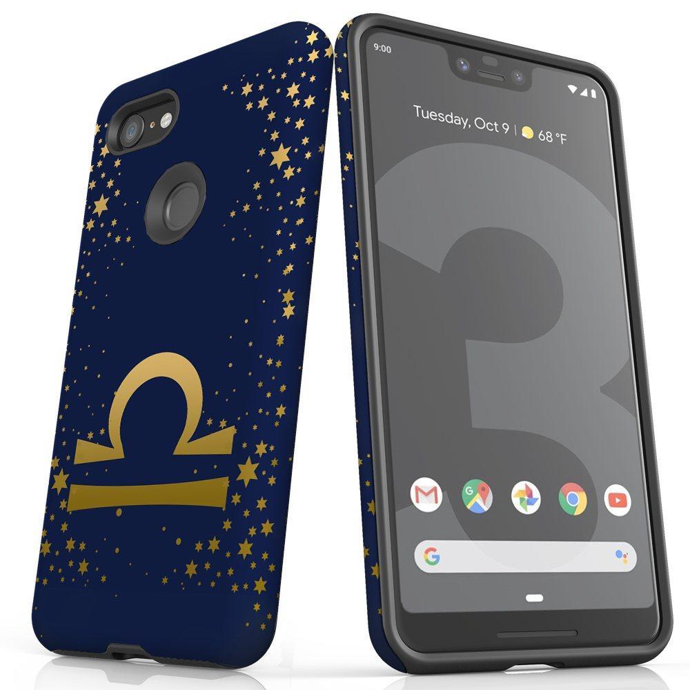 For Google Pixel 3 XL Case, Armor Back Cover, Libra Sign