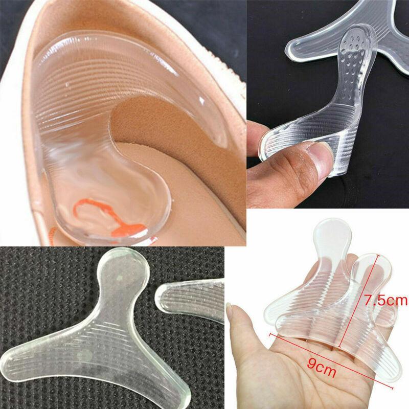 Vicanber Gel Silicone Heel Liner Shoe Pad Grip Inserts Insoles Foot Heal Protective Tools
