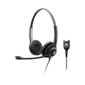 EPOS | Sennheiser SC 260 Wide Band Binaural headset with Noise Cancelling mic - high impedance for standard phones, Easy Disconnect 1000515