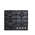 Euro Cooktop (Gas) 600mm Black Glass ECT600GBK2