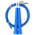 Vicanber Adjustable Speed Skipping Rope for Adult Kids Boxing Weight Loss Exercise Gym (Blue)