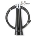Vicanber Adjustable Speed Skipping Rope for Adult Kids Boxing Weight Loss Exercise Gym (Black)