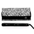H2D Black Hair Straightener Iron with Protective Infrared Heat