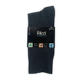 RIZZI Mens Grey Aust Made Pure Cotton Everyday Thin Dress Socks 11-14 3 pairs