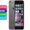 Apple iPhone 6+ Plus (64GB, Grey, Global Ver) - Excellent - Refurbished