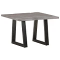 Coffee Table with Live Edges 60x60x40 cm Solid Acacia Wood vidaXL