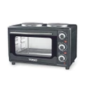 TODO 23L Benchtop Electric Oven Two Hot Plates Twin Hotplate 10A Amp