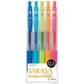 Zebra Sarasa Clip Gel ink Ballpoint pen 0.5mm 5 Colour set