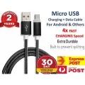 [3 Pack] Micro USB Data Sync Charger Cable Cord Android Samsung Galaxy S7 S6 S5 S4 Sony LG G4 G3
