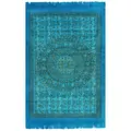 Kilim Rug Cotton 160x230 cm with Pattern Turquoise vidaXL