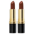 2 x Revlon Super Lustrous Lipstick 4.2g - 225 Rosewine