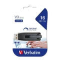 Verbatim 16GB V3 USB3.0 Grey Store'n'Go V3; Rectractable USB Storage Drive Memory Stick 49172