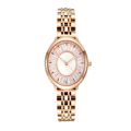 W48 Gold Trend Steel Band Ladies Watch Fashion Starry Waterproof Quartz Watch Girls Decorative Wristband Jewelry