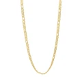 Bevilles Figaro Necklace 9ct Yellow Gold 50cm