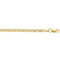 Bevilles Curb Necklace 9ct Yellow Gold 50cm