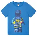Lego Movie 2 Boys Rex Dangervest T-Shirt (Blue) (3-4 Years)