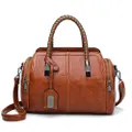Handbag Vintage Crossbody Bags for Women Designer Casual High Quality PU Leather Totes