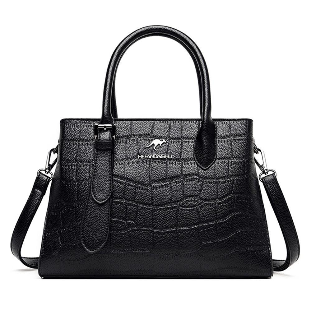 Pu Leather Shoulder Bag for Women New Fashion Casual High Quality Messenger Bag Luxury Large Handbag