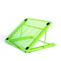 Desktop Folding Cooling Metal Mesh Adjustable Ventilated Holder(Green)