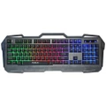 AK-400 USB Interface 104 Keys Wired Colorful Backlight Gaming Keyboard for Computer PC Laptop(Black)