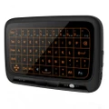 H18+ 2.4Ghz Mini Wireless Keyboard Full Touchpad With 3-Level Adjustable Backlight(Black)