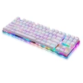 K87S USB Wired Mechanical Game Keyboard with RGB Backlight 87 Keys, Red Switch