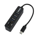 Usb-C / Type-C 3.1 To 3 Ports Usb Hub + Sd / Tf Card Reader For Macbook and Chromebook