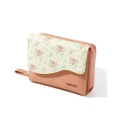 Women wallet zipper organ card bag floral ladies short wallet