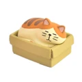 Happy Tiger Cat Stationery Storage Box Desktop Decoration Props