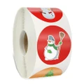 Merry Christmas Cute Stickers Snowman Trees Gifts Envelope Letters Packing Decorative Sealing Labels Stationery Dairy Decal
