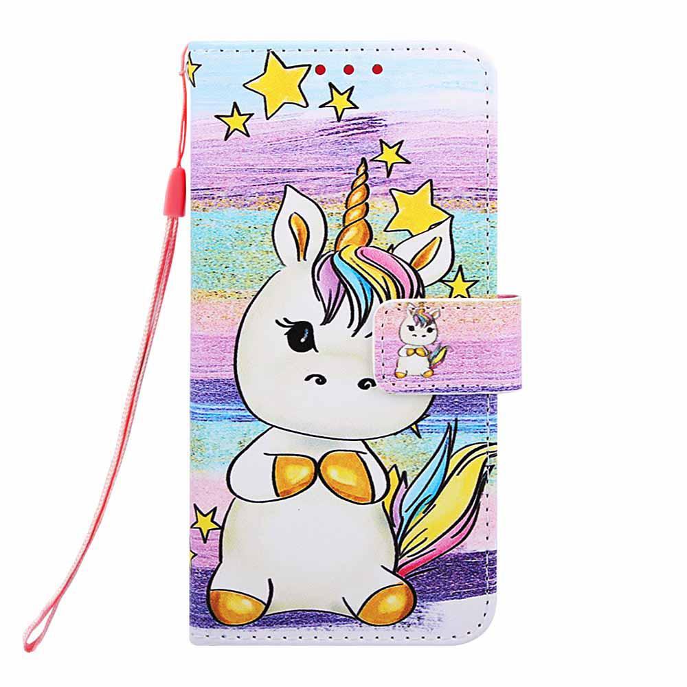 Cartoon PU Leather Flip Phone Cases For LG Stylo 5 Case Lovely Cover Capa