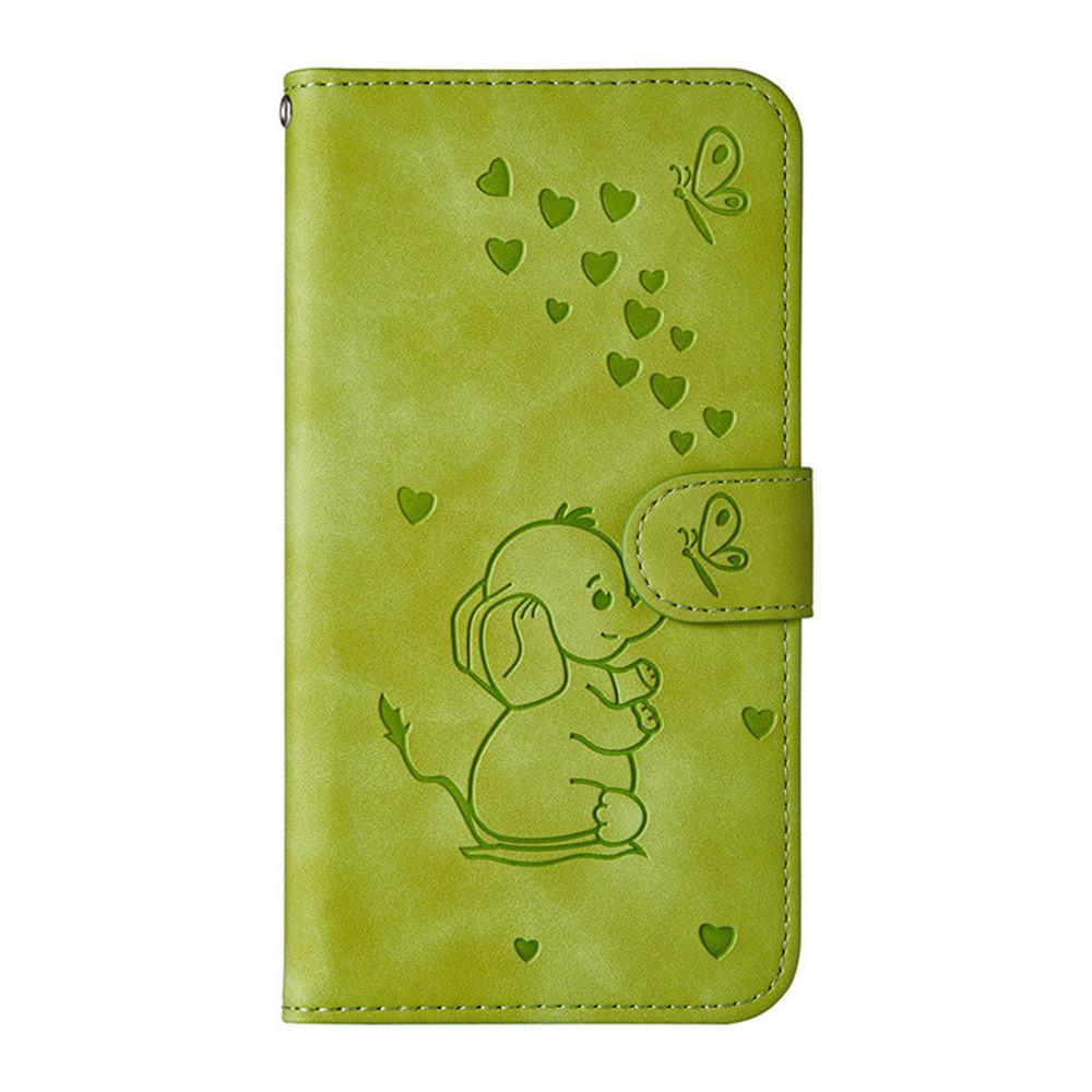 Flip PU Leather Case For Huawei P30 3D Elephant Wallet Case Phone Cover