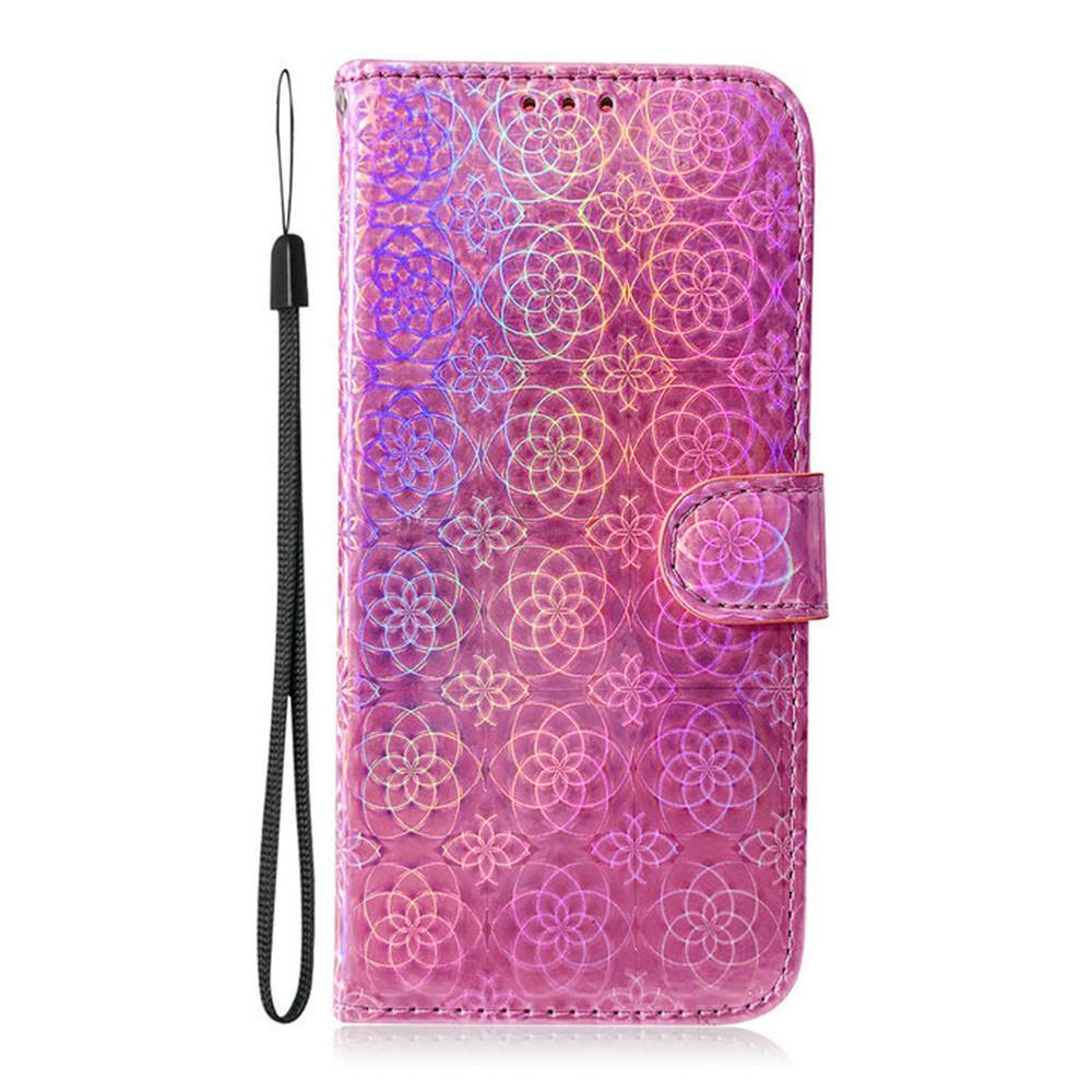For LG K61 Flip Case Glitter Sparkle Bling Wallet Holder for LG K61 Phone Cover Coque