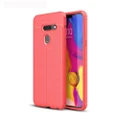 Litchi Texture TPU Shockproof Case for LG G8 ThinQ (Red)