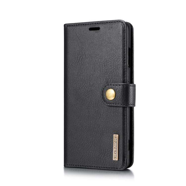 For Sony Xperia XZ3 DG.MING Crazy Horse Texture Flip Detachable Magnetic Leather Case with Holder & Card Slots & Wallet(Black)