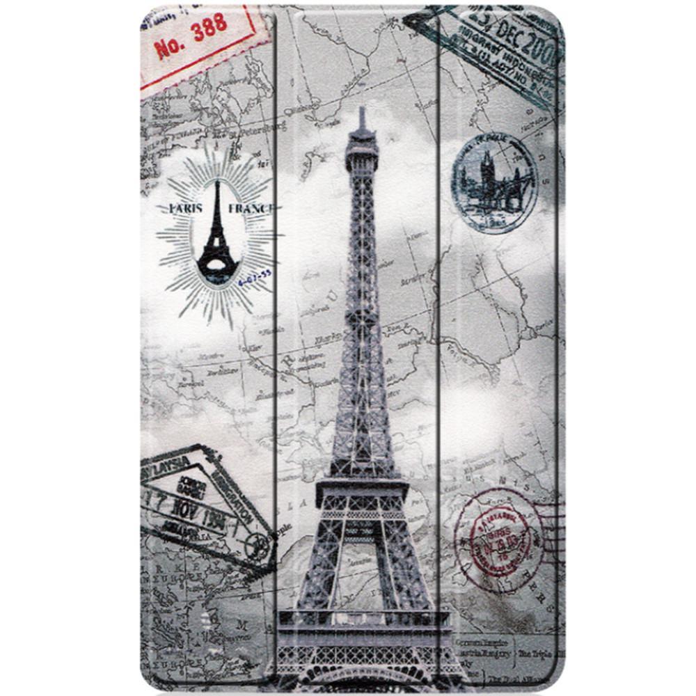 For LG G Pad 5 10.1 Coloured Drawing Pattern Horizontal Deformation Flip Leather Case with Three-folding Holder(Ancient Tower)