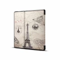 Eiffel Tower Pattern Horizontal Flip PU Leather Protective Case for Amazon Kindle oasis 2019, with Sleep & Wake-up Funtion